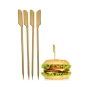 Bambu Yassı Hamburger Şiş 25 cm. (50 Adet)