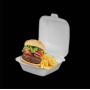Kapaklı Hamburger Köpük (250 Adet)