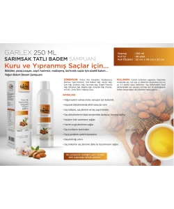 Garlex Sarımsak & Tatlı Badem Şampuanı 250 ml