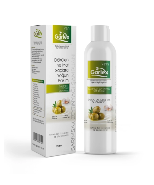 Garlex Sarımsak & Zeytinyağı Şampuanı 250 ml