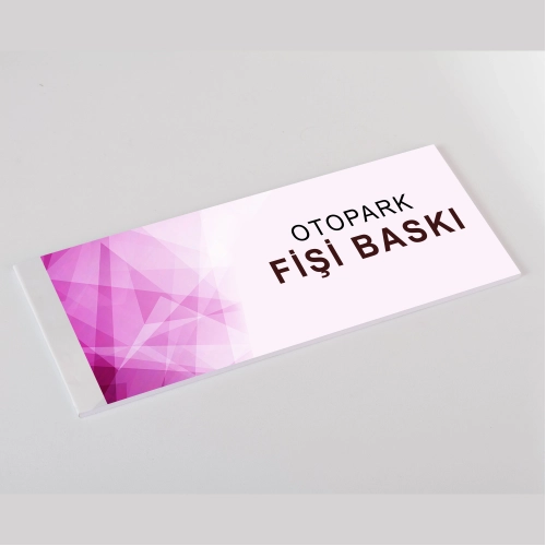Otopark Fişi