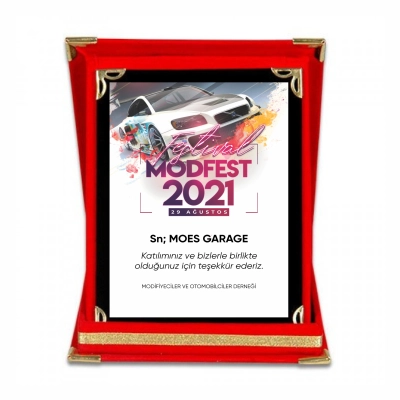 Kırmızı Albüm Plaket