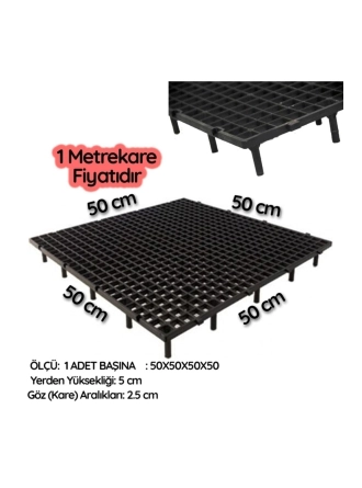 Güvercin Kümes Taban Izgarası (1 M2 4 Adet Fiyatıdır) Tavuk Taban Izgara,yer Izgara 50x50