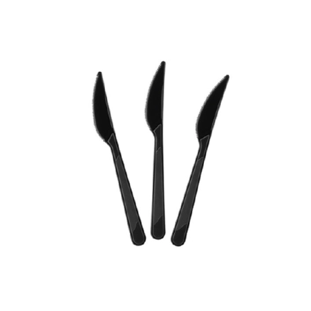 Siyah Lüks Bıçak (100 Adet)