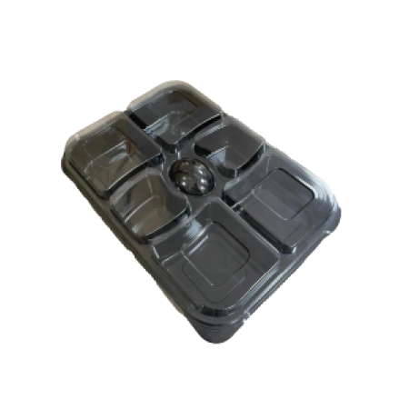 7 Gözlü Kahvaltı Tabağı+Kapak (400 Adet)