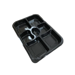 7 Gözlü Kahvaltı Tabağı+Kapak (400 Adet)