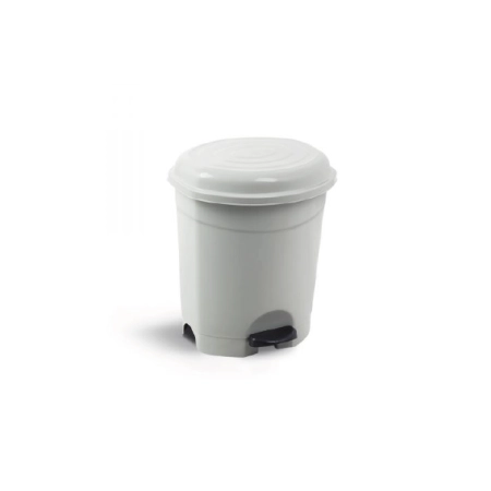 Pedallı Gri Çöp Kovası 12 lt. UP 126