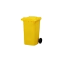 120 lt. Sarı Konteyner Tekerlekli