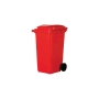 120 lt. Kırmızı Konteyner Tekerlekli
