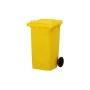 240 lt. Sarı  Konteyner Tekerlekli