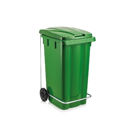 120 Lt. Pedallı Tekerlekli Çöp Konteyneri