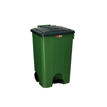 Köşeli Pedallı Çöp Kovası 85 lt.