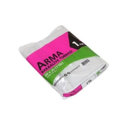 Bakkaliye Torbası Naylon Torba 1 lik 20*30 cm. (1 kg.)