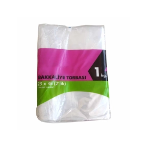 Bakkaliye Torbası Naylon Torba 2'lik 23*36 cm. (1 kg.)