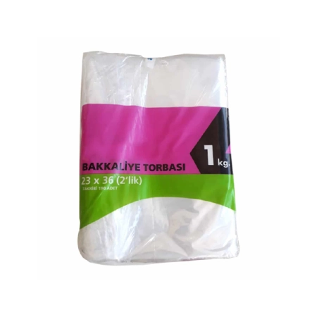 Bakkaliye Torbası Naylon Torba 2'lik 23*36 cm. (1 kg.)