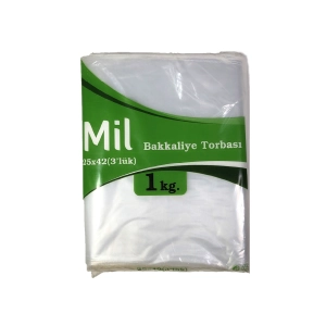 Bakkaliye Torbası Naylon Torba 3'lük 25*42 cm. (1 kg.)