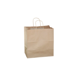 Burgu Saplı Kraft çanta 20x10x28 (25 adet)