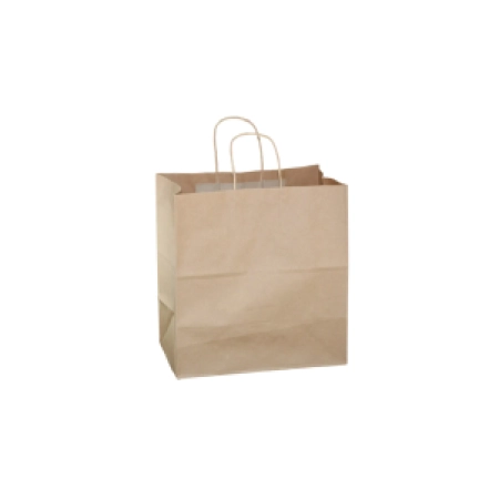 Burgu Saplı Kraft çanta 20x10x28 (25 adet)