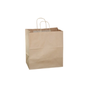 Burgu Saplı Kraft çanta 29x15x29 (25 adet)