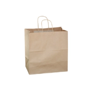 Burgu Saplı Kraft çanta 33x20x33 (25 adet)
