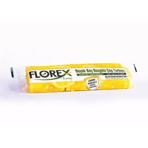 Büzgülü Limon Kokulu Büyük Boy Çöp Torbası Avantaj Seri 65x70 cm. / 25 Rulo (250 Adet)