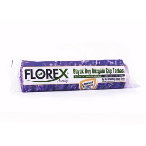 Büzgülü Lavanta Kokulu Büyük Boy Çöp Torbası Avantaj Seri 65x70 cm. / 25 Rulo (250 Adet)