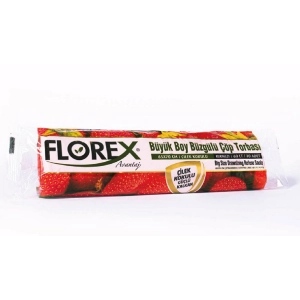 Büzgülü Çilek Kokulu Büyük Boy Çöp Torbası Avantaj Seri 65x70 cm. / 25 Rulo (250 Adet)