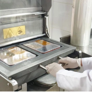 Film Yapıştırma Tabağı Şeffaf 3 Bölme (400 adet)