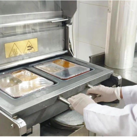 Film Yapıştırma Tabağı Şeffaf 3 Bölme (400 adet)