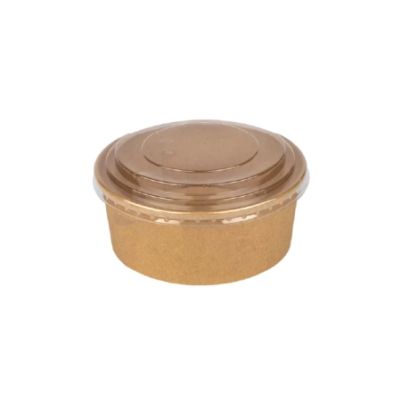 750 cc Kraft Salata ve Makarna Kasesi+Kapak (50 Adet)