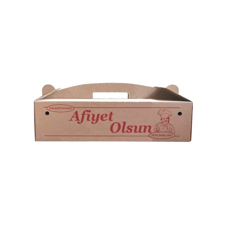 Küçük Uzun Lahmacun Kutusu (100 Adet)