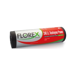 240 lt Konteyner Power Çöp Torbası 120x150 cm. (10 Rulo/50 Adet)