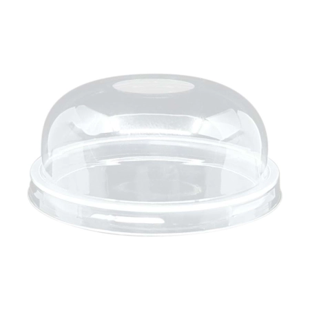 Bombe Delikli Pet Bardak Kapağı 300-350-400-500 cc Uyumlu (1000 Adet)