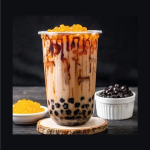 Bubble Tea Bardak Uyumlu Klipsli Kapak (1000 Adet)
