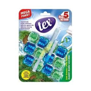 Tex Askılı Çam Ormanı Kokulu  Klozet Bloğu 3X50 gr.
