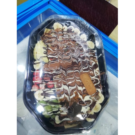 Özge Bölmesiz Büyük Kebap Kabı (Koli içi: 40 Adet)