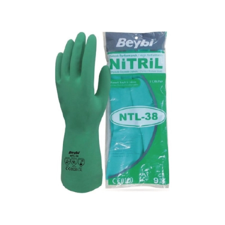 Nitril Dirsek Boylu Eldiven