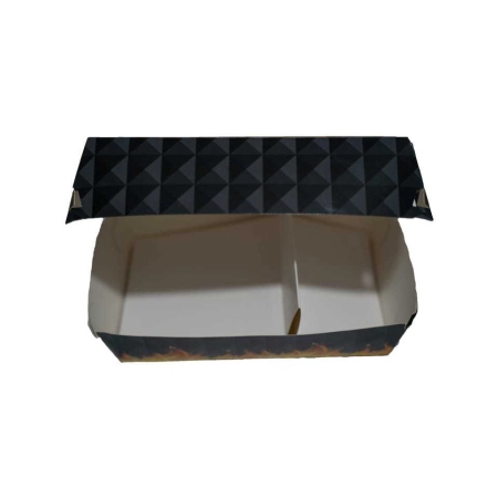 İki Bölme Karton Hamburger Kutusu (400 adet)