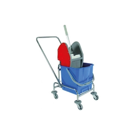 Tek Kovalı Krom Temizlik Arabası