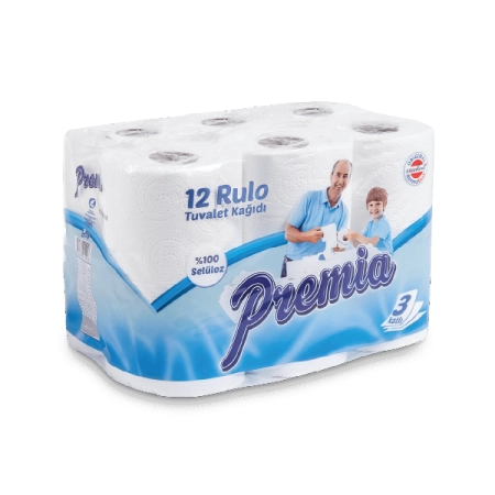 Premia Tuvalet Kağıdı 12*4- 48 Rulo