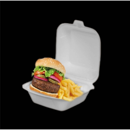 Kapaklı Hamburger Köpük (250 Adet)