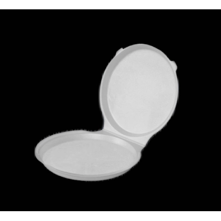 Kapaklı Pizza Köpük Tabak  (100 Adet)