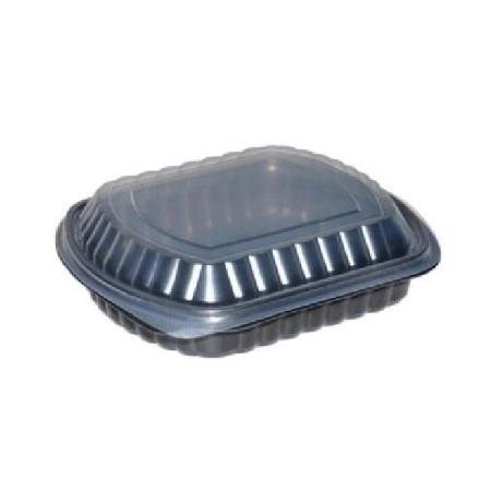 Bölmesiz Mikro Dalga Kap+Kapak(200 adet)