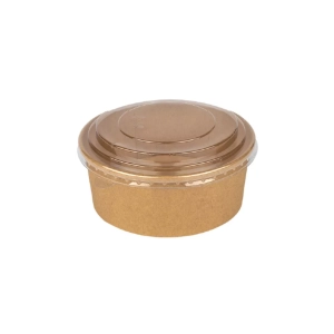 750 cc Kraft Salatave Makarna Kasesi+Kapak (500 Adet)