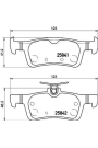 BREMBO P61121 | Fren Balatası Arka (Peugeot 308 II 1.2Vtı 1.2Thp 1.6Hdi 2.0 HDI 13 -)