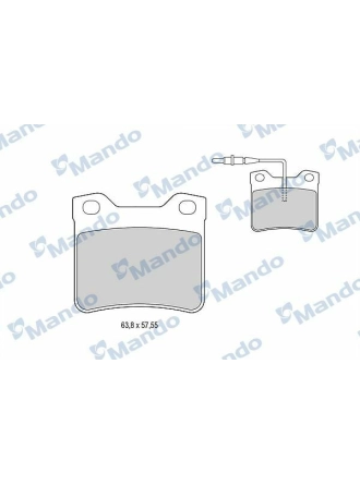 MANDO MBF015658 | Fren Balata Arka 96-98 Vito 2.0-2.3