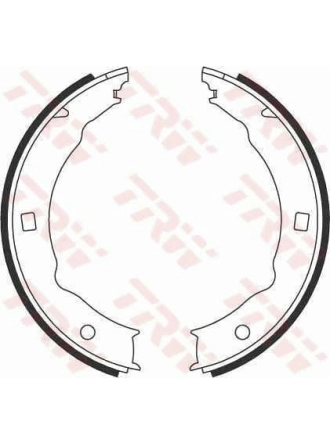 TRW GS8683 | El Fren Balatası Peugeot P406 [D8 / D9], P607 Ölçü: (185*30mm)