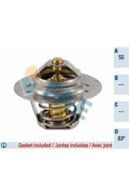 FAE 5205383 | Termostat P306 Gtı P306 P405 P406 P605 P806 Xantia Xm Xsara Zx 1.8 16V / 2.0 16V