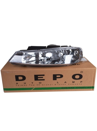 DEPO 550-1123L-LDEM | Peugeot 406 1996-2004 Ön Sol Far