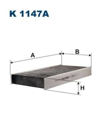 FILTRON K1147A | Polen Filtresi 04-407-C5-C6 + Ca